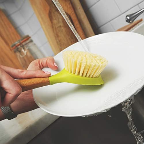 Full Circle Daily Dish Brush, Bamboo Grip & Strong Bristles - Image 4