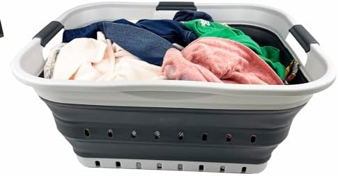 SAMMART 42L Collapsible Plastic Laundry Basket - Image 6