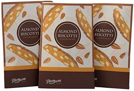 Almond Biscotti Scented Sachets Pack of 3, Everyday by FloralSimplicity