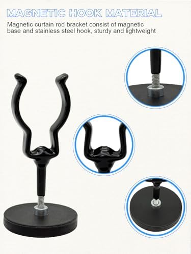 Universal Hook for Metal Surface, Magnet Towel Bar Bracket No Drilling Magnetic - Image 2