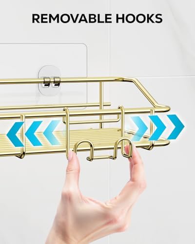 Nieifi Shower Caddy Adhesive, Shower Shelves, Shampoo Holder - Image 7