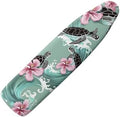 Sea Turtle Print Iron Board Cover 15x54 Inch, Hibiscus Printed Ironing Board by Wanzuoeng