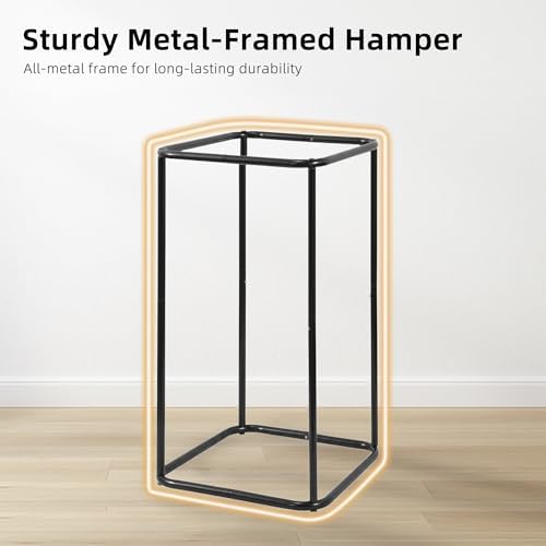 STORAGE MANIAC Mesh Laundry Hamper, 23.7 Gal. Tall Laundry Basket - Image 2