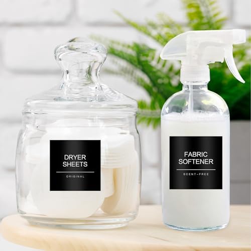 HVSWLY Minimalist Laundry Room Labels，30 Matte Waterproof Labels - Image 5
