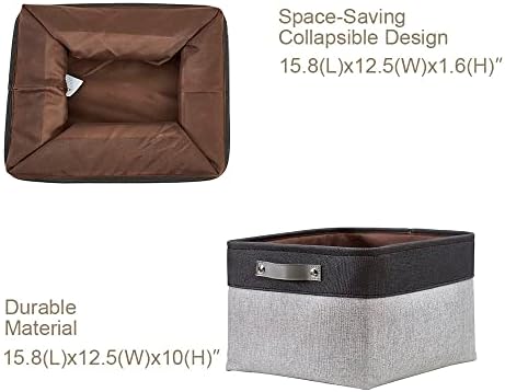 DECOMOMO Storage Bins, Extra Large Fabric Storage Baskets - Image 3
