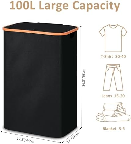 Vincona Slim Laundry Basket - Image 3