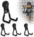 4 Pack Large Magnetic Hooks Heavy Duty Extra Strong Magnetic Garage Hooks Big by Laowu