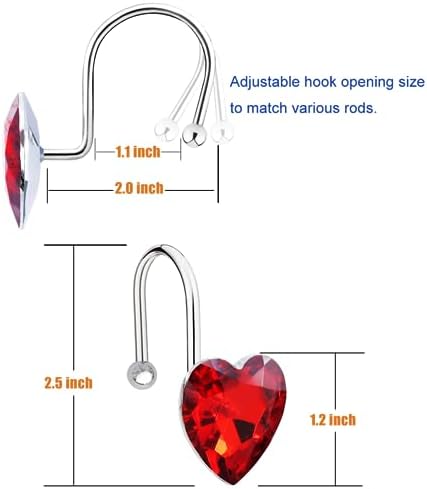 Shower Curtain Hooks Rings for Bathroom - Image 3