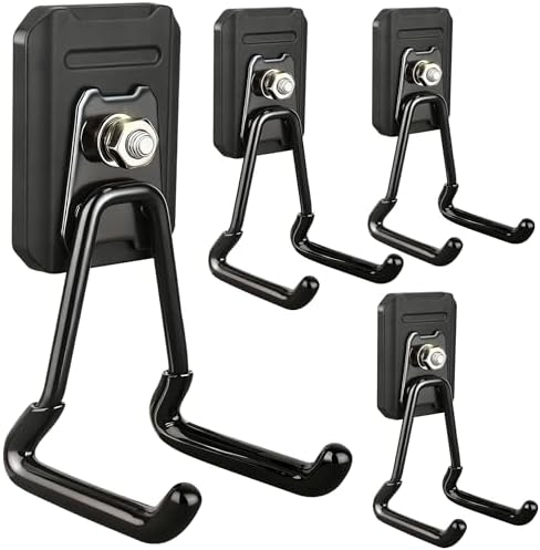Heavy Duty Magnetic Hook, Large Utility Storage Magnetic Garage Hooks, Strong by UNUSFIRE