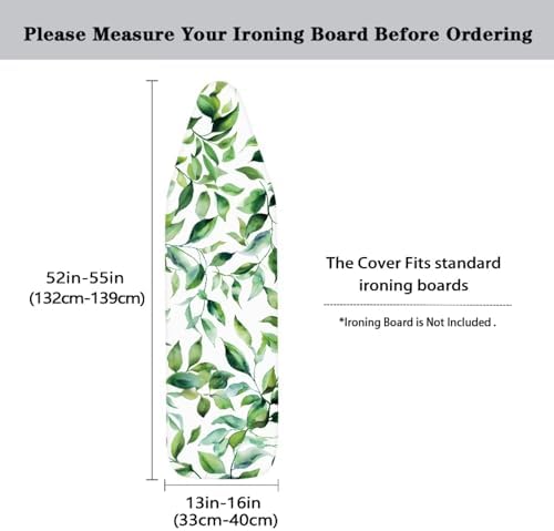 Green Leaves Ironing Board Covers Tabletop Ironing Board Cover Dust Cover - Image 5