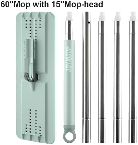 JOYMOOP Flat Mop Replacement Set, Microfiber Cleaning Head - Image 3