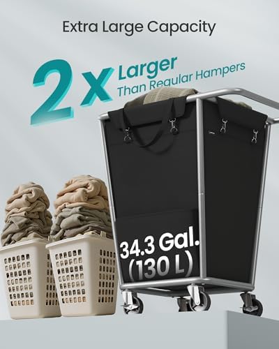 SONGMICS 1-Section Laundry Basket - Image 3