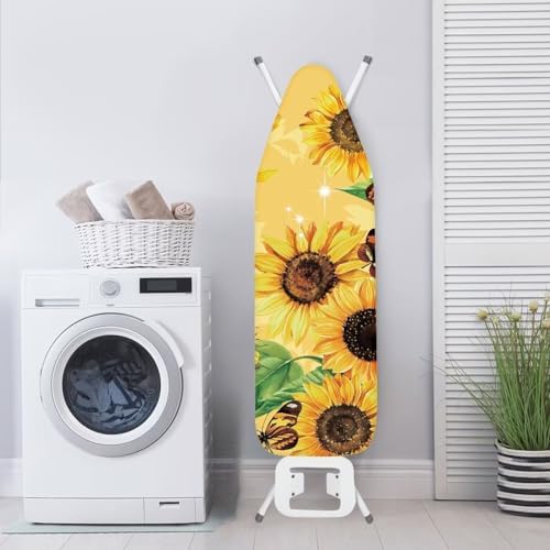 GLENLCWE Sunflower Ironing Board Cover, 54x15 inches, Floral Design Iron Board - Image 3