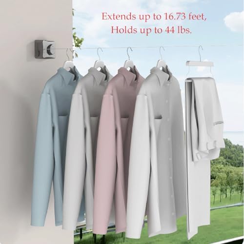 Qiviluto Retractable Clothesline Indoor Clothes Line - Image 3