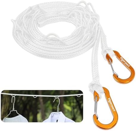 Vigorport Portable Travel Clothesline, Windproof Clothesline by Vigorport