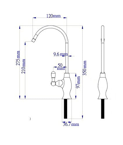 NSF Lead-Free Reverse Osmosis Drinking Faucet, Brushed Nickel | NSF - Image 6