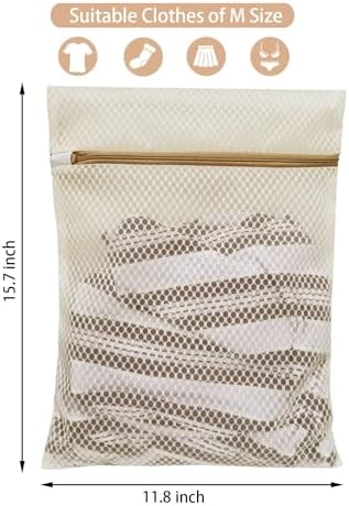 6 Pcs Durable Honeycomb Mesh Laundry Bags - Image 2