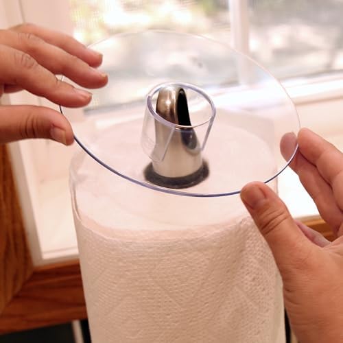 Paper Towel Topper- Keeps Top of Paper Towel Roll Clean & Dry - Image 3