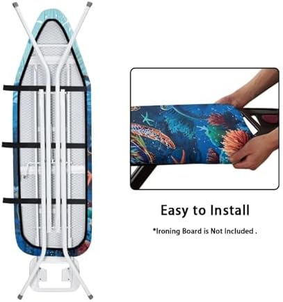 GLENLCWE Underwater Sea Turtle Ironing Board Cover - Image 4