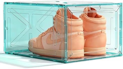 1 Pack Green Stackable Shoe Box by Fraphil
