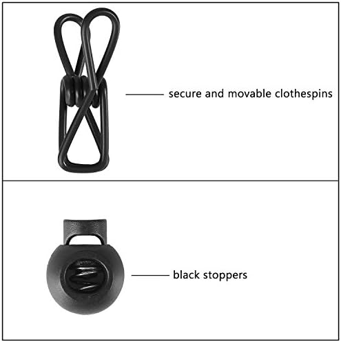 Portable Travel Clothesline, Adjustable Elastic Travel Camping Retractable - Image 3