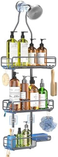 Skyapex Shower Caddy Hanging Bathroom Organizer: Over Head Adjustable Rack by Skyapex