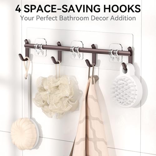 YASONIC Shower Caddy Adhesive, Rustproof Shower Organizer - Image 4