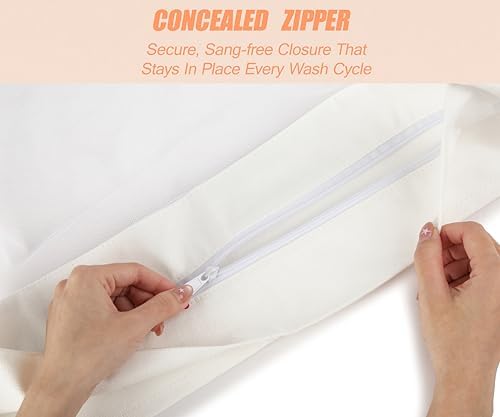 Cotton Mesh Laundry Bags, with Hidden Zipper - Image 2