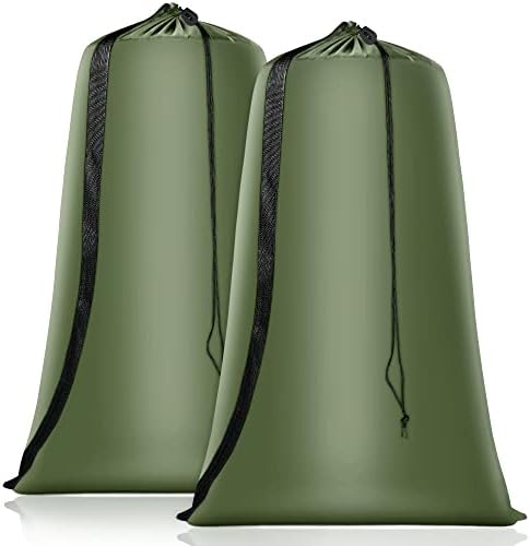 Coomee Heavy Duty Laundry Bag, 2 Pack XL Nylon Laundry Bags by Coomeelaundrybag
