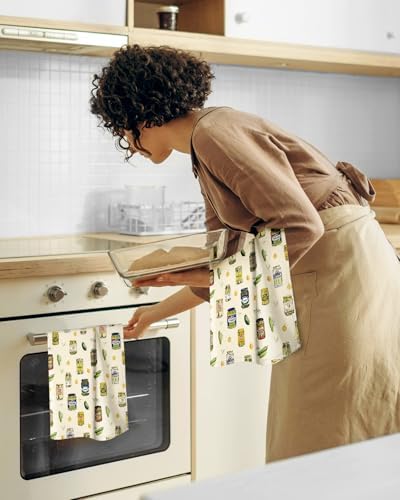 Miss Adola 150GSM Flour Sack Kitchen Towels Set of 2, Canned Kimchi - Image 6