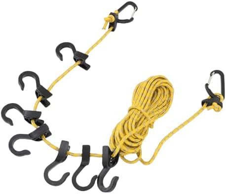 Portable Travel Clothesline 16.4ft Windproof Laundry Drying Rope by FILFEEL