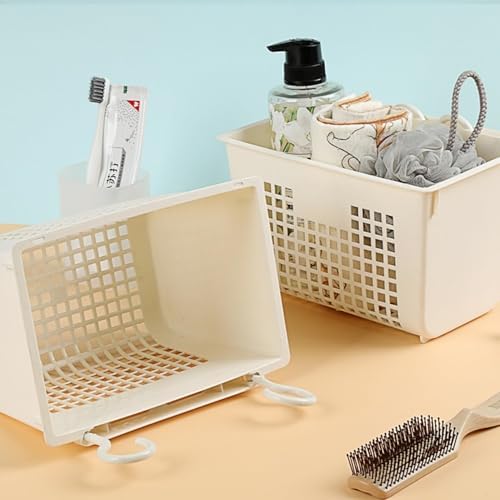 3PCS Plastic Hanging Baskets for Shower, Hanging Basket Organizer - Image 3
