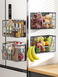 4 Pack Magnetic Shelf for Fridge, Fruit Potato and Onion Storage Bins, Magnetic by YIWANFW