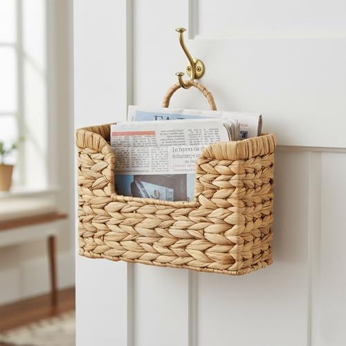 Set of 2 Water Hyacinth Hanging Baskets - Image 4