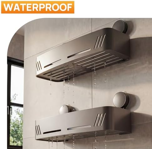 2-Pack Suction Cup Shower Caddy - Image 4