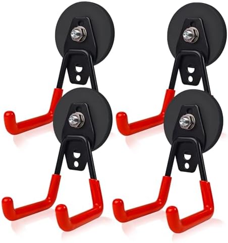 4-Pack Medium Heavy Duty Magnetic Hooks by EDSRDUX