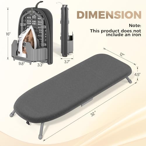 APEXCHASER Small Ironing Board - Image 3