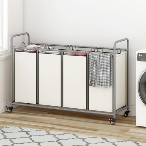 LINZINAR 4 Section Laundry Hamper - Image 4