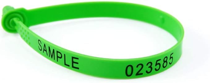 1000 Plastic Security Tamper Trailer Truck Shipping Container Seals (Green)