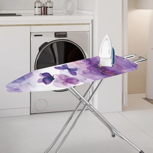 Purple Butterfly Ironing Board Cover Marble Iron Board Cover Protector Novelty - Image 2