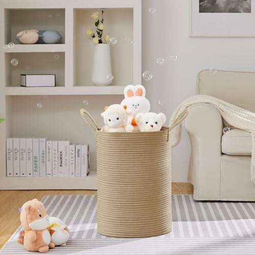 VIPOSCO 72L Tall Woven Laundry Basket Hamper - Image 2