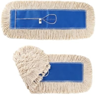 2 Pack - 24" Wide X 5 Cotton Floor Dust Mop Head Refill Short Fiber by Unknown