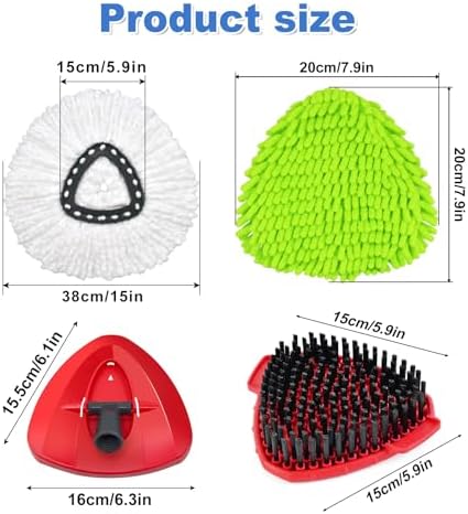 Mop Replace Heads for O Cedar Easywring 1 Tank Spin Mop Heads Replacement for - Image 3