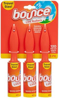 Bounce Travel Lint Rollers, 3 Pack, Quickly Removes Lint and Debris, 120 by Bounce