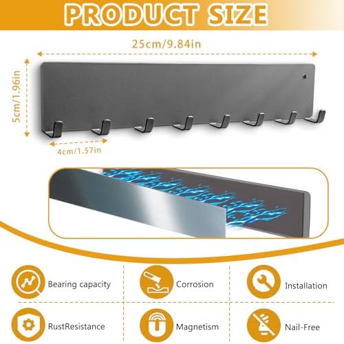 Magnetic Key Holder for Frideg, Heavy Duty Strong Magnetic Key Hanger - Image 2