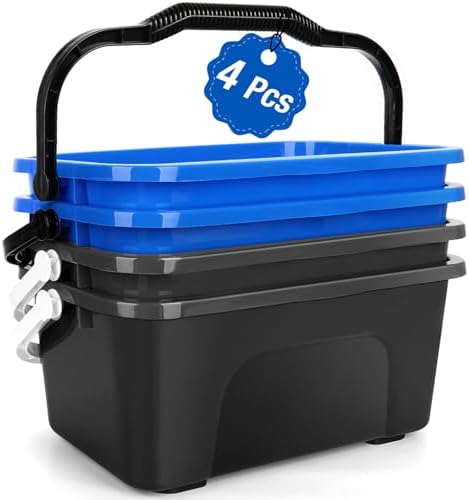 3 Gallon Mop Cleaning Water Bucket by EasyCleaningHappyLife