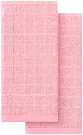 Homaxy 100% Cotton Terry Kitchen Towels, 2 Pack by Homaxy