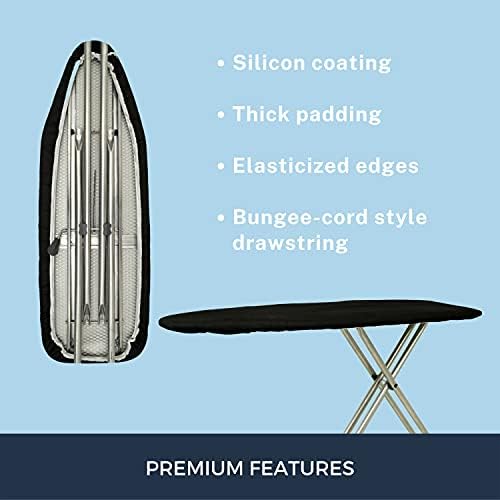 SAVUK Ironing Board Cover and Pad, Extra Wide, Adjustable Elastic Edge Fit - Image 3