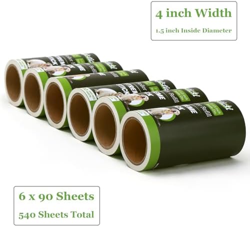4 inch Lint Roller Refills Compatible - Image 2