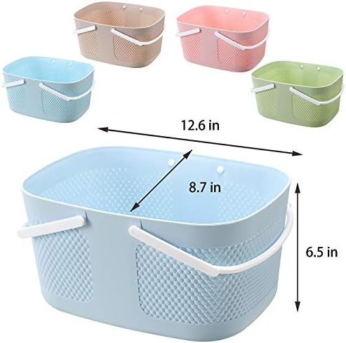 rejomiik Portable Plastic Shower Caddy Basket Organizer - Image 5